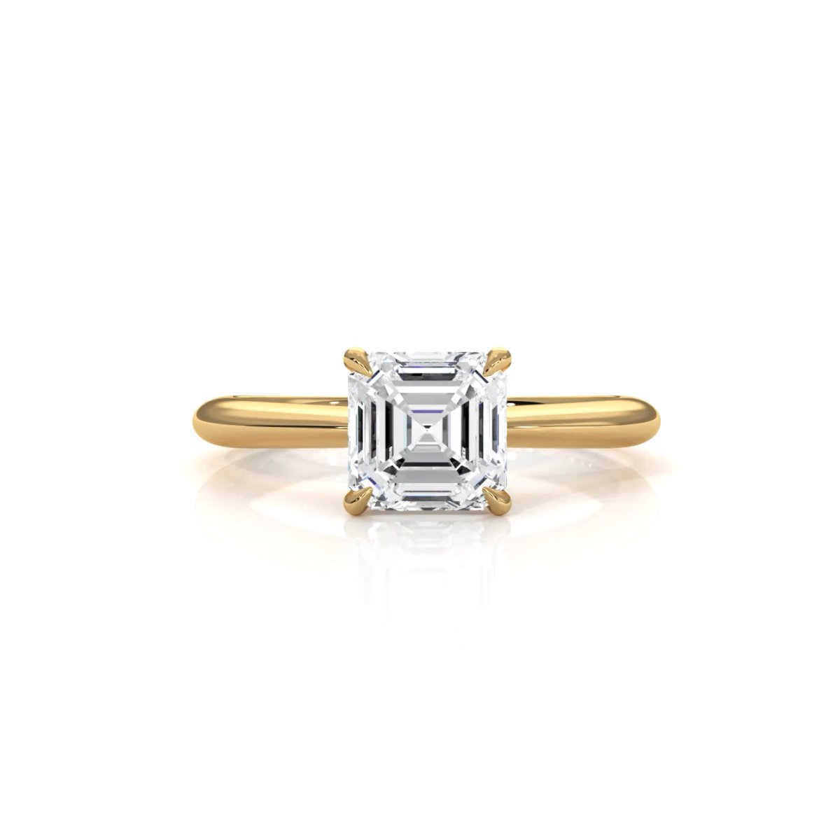 4.2g Six Prong Set 3mm Solitaire Lab Grown Diamond IGI Certified Engagement Ring 1.00 Ctw.