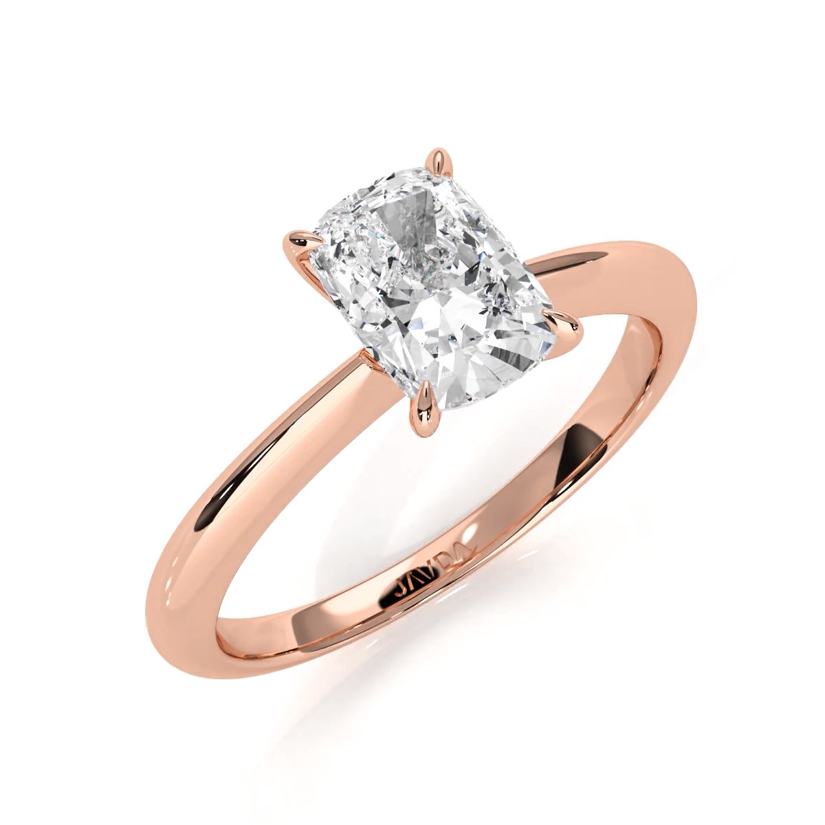 4.2g Six Prong Set 3mm Solitaire Lab Grown Diamond IGI Certified Engagement Ring 1.00 Ctw.