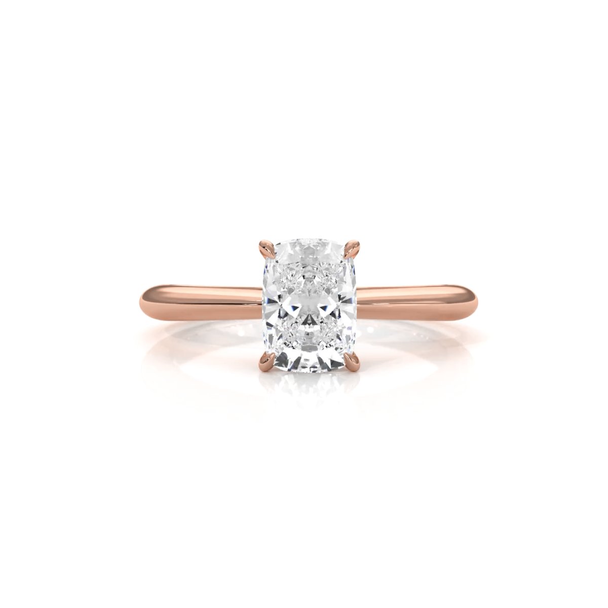 4.2g Six Prong Set 3mm Solitaire Lab Grown Diamond IGI Certified Engagement Ring 1.00 Ctw.