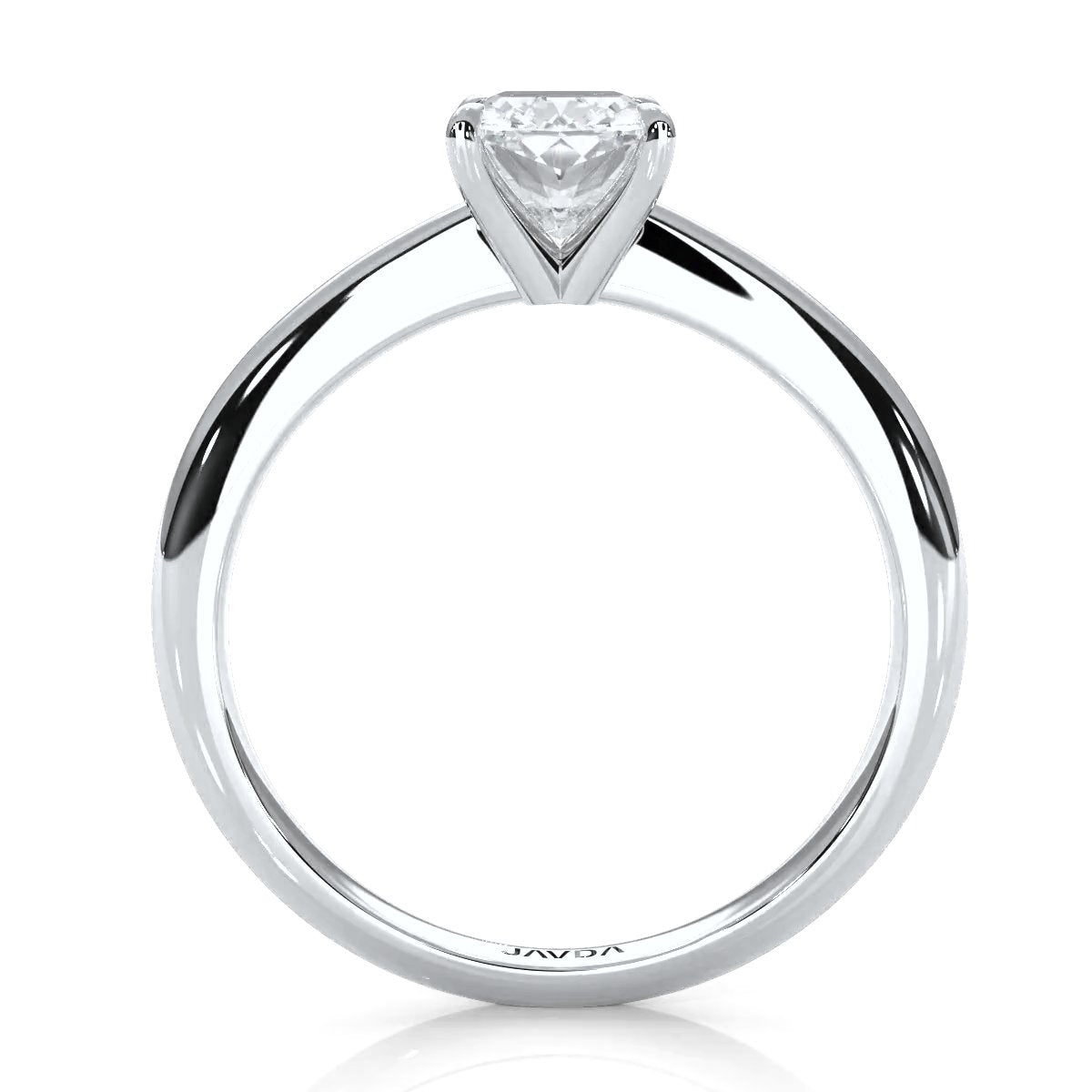 4.2g Six Prong Set 3mm Solitaire Lab Grown Diamond IGI Certified Engagement Ring 1.00 Ctw.
