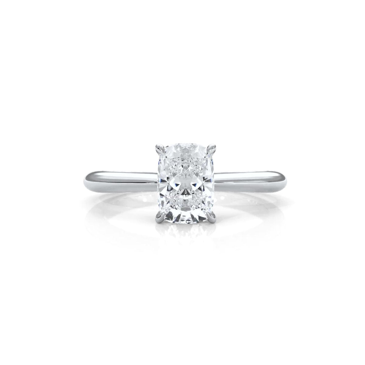 4.2g Six Prong Set 3mm Solitaire Lab Grown Diamond IGI Certified Engagement Ring 1.00 Ctw.