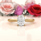 4.2g Six Prong Set 3mm Solitaire Lab Grown Diamond IGI Certified Engagement Ring 1.00 Ctw.