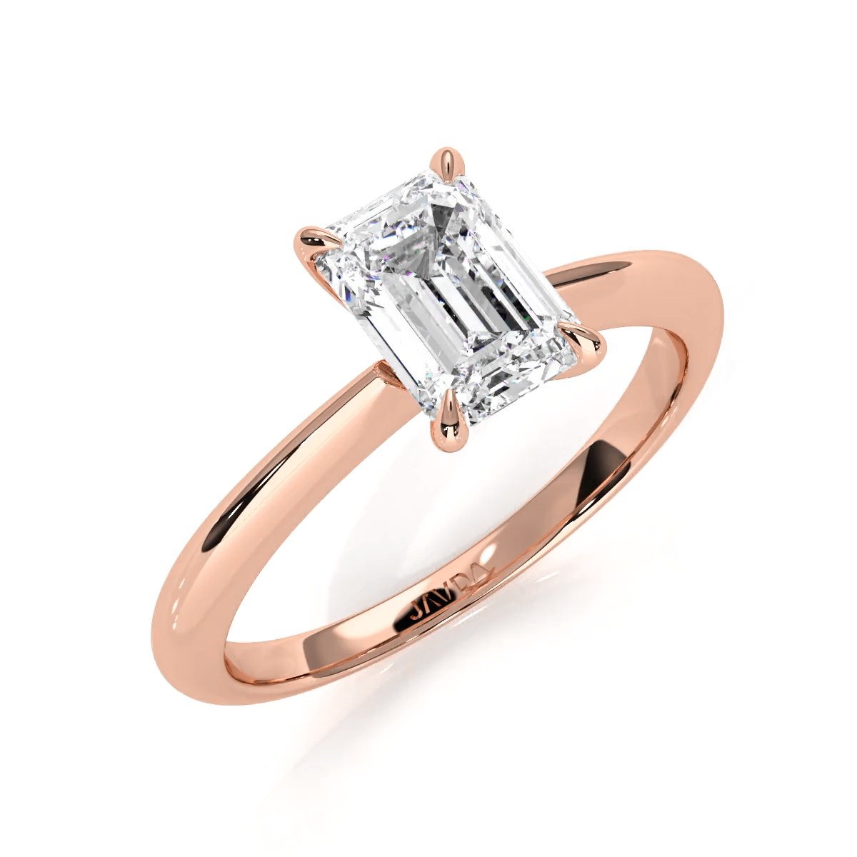 4.2g Six Prong Set 3mm Solitaire Lab Grown Diamond IGI Certified Engagement Ring 1.00 Ctw.