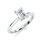 4.2g Six Prong Set 3mm Solitaire Lab Grown Diamond IGI Certified Engagement Ring 1.00 Ctw.