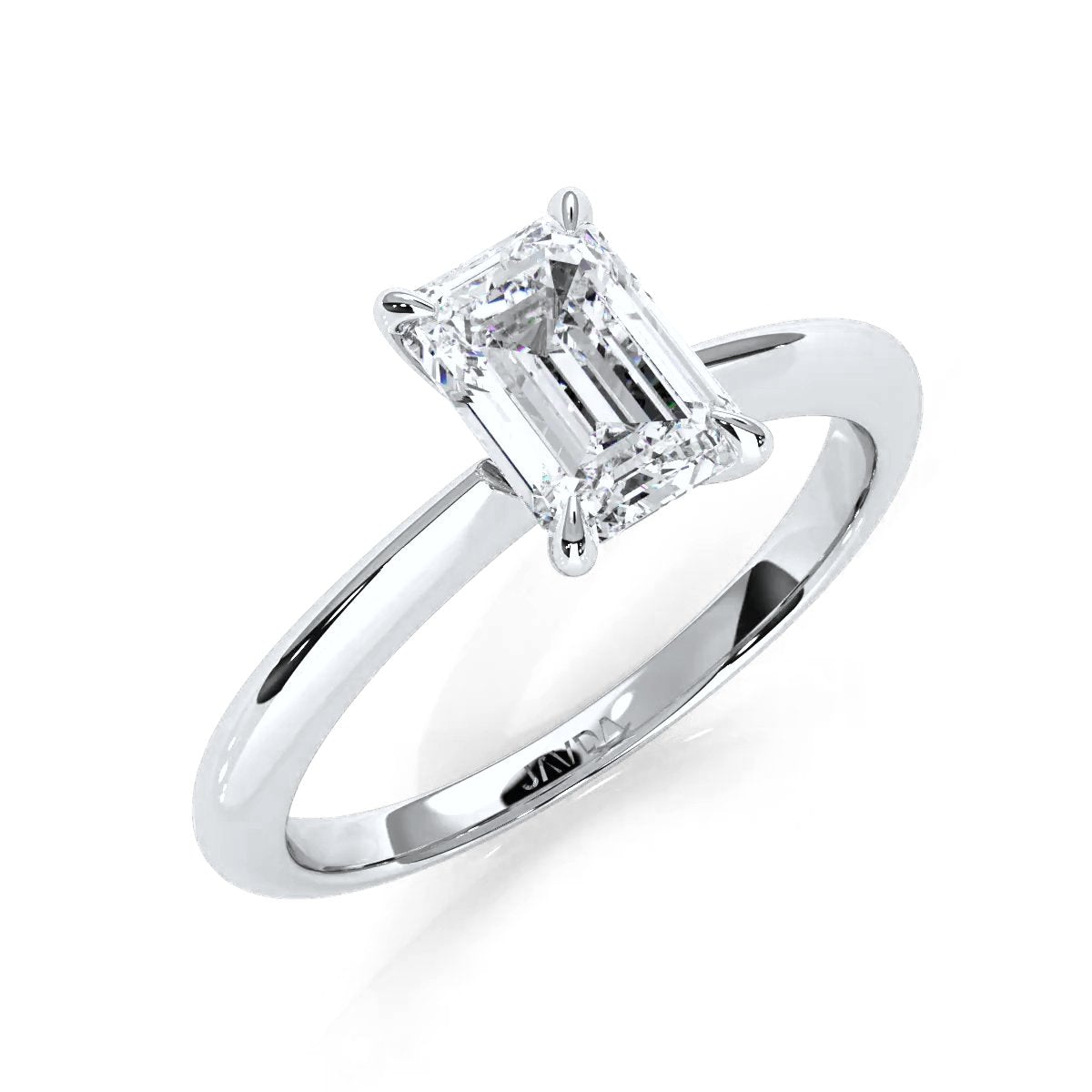 4.2g Six Prong Set 3mm Solitaire Lab Grown Diamond IGI Certified Engagement Ring 1.00 Ctw.