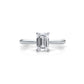 4.2g Six Prong Set 3mm Solitaire Lab Grown Diamond IGI Certified Engagement Ring 1.00 Ctw.