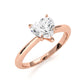 4.2g Six Prong Set 3mm Solitaire Lab Grown Diamond IGI Certified Engagement Ring 1.00 Ctw.