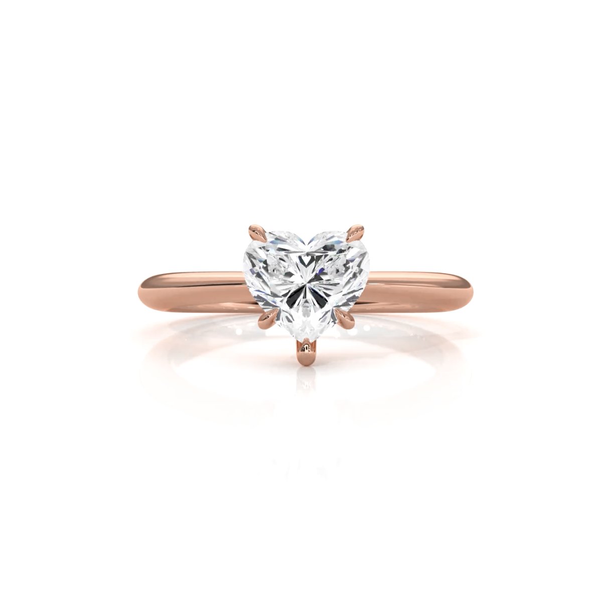4.2g Six Prong Set 3mm Solitaire Lab Grown Diamond IGI Certified Engagement Ring 1.00 Ctw.