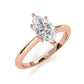 4.2g Six Prong Set 3mm Solitaire Lab Grown Diamond IGI Certified Engagement Ring 1.00 Ctw.