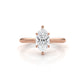 4.2g Six Prong Set 3mm Solitaire Lab Grown Diamond IGI Certified Engagement Ring 1.00 Ctw.