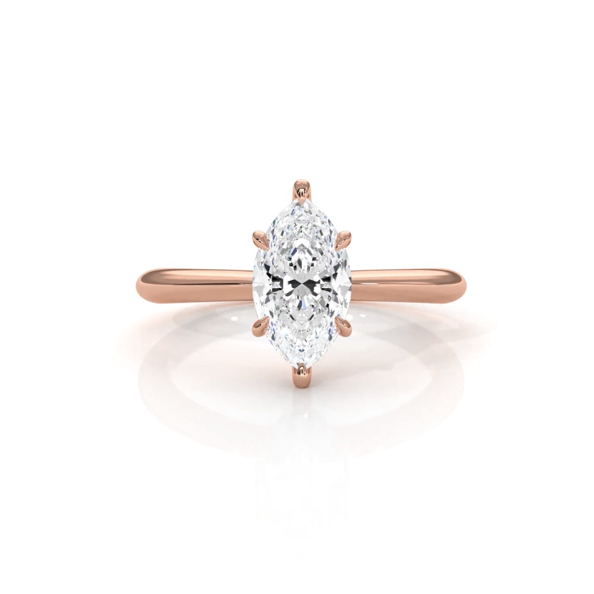 4.2g Six Prong Set 3mm Solitaire Lab Grown Diamond IGI Certified Engagement Ring 1.00 Ctw.