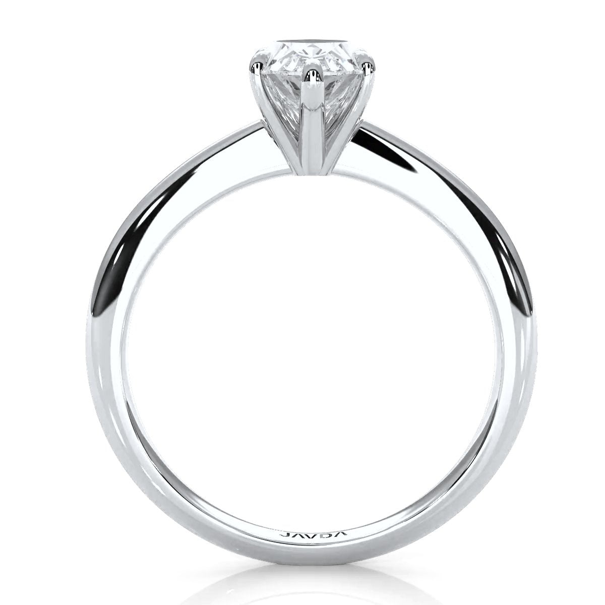 4.2g Six Prong Set 3mm Solitaire Lab Grown Diamond IGI Certified Engagement Ring 1.00 Ctw.