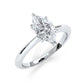 4.2g Six Prong Set 3mm Solitaire Lab Grown Diamond IGI Certified Engagement Ring 1.00 Ctw.
