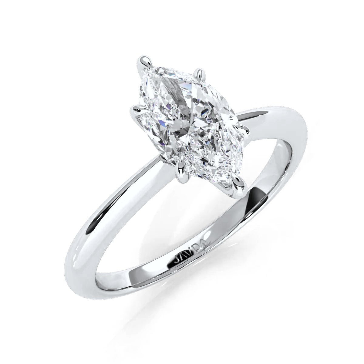 4.2g Six Prong Set 3mm Solitaire Lab Grown Diamond IGI Certified Engagement Ring 1.00 Ctw.