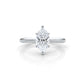 4.2g Six Prong Set 3mm Solitaire Lab Grown Diamond IGI Certified Engagement Ring 1.00 Ctw.