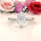 4.2g Six Prong Set 3mm Solitaire Lab Grown Diamond IGI Certified Engagement Ring 1.00 Ctw.