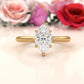 4.2g Six Prong Set 3mm Solitaire Lab Grown Diamond IGI Certified Engagement Ring 1.00 Ctw.
