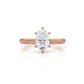 4.2g Six Prong Set 3mm Solitaire Lab Grown Diamond IGI Certified Engagement Ring 1.00 Ctw.