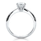 4.2g Six Prong Set 3mm Solitaire Lab Grown Diamond IGI Certified Engagement Ring 1.00 Ctw.