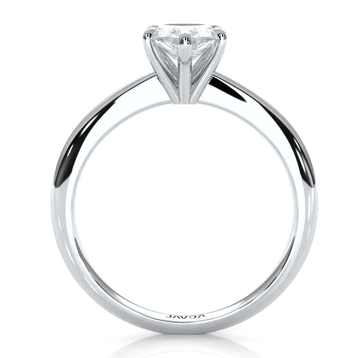 4.2g Six Prong Set 3mm Solitaire Lab Grown Diamond IGI Certified Engagement Ring 1.00 Ctw.