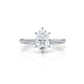 4.2g Six Prong Set 3mm Solitaire Lab Grown Diamond IGI Certified Engagement Ring 1.00 Ctw.