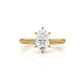 4.2g Six Prong Set 3mm Solitaire Lab Grown Diamond IGI Certified Engagement Ring 1.00 Ctw.