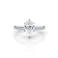 4.2g Six Prong Set 3mm Solitaire Lab Grown Diamond IGI Certified Engagement Ring 1.00 Ctw.