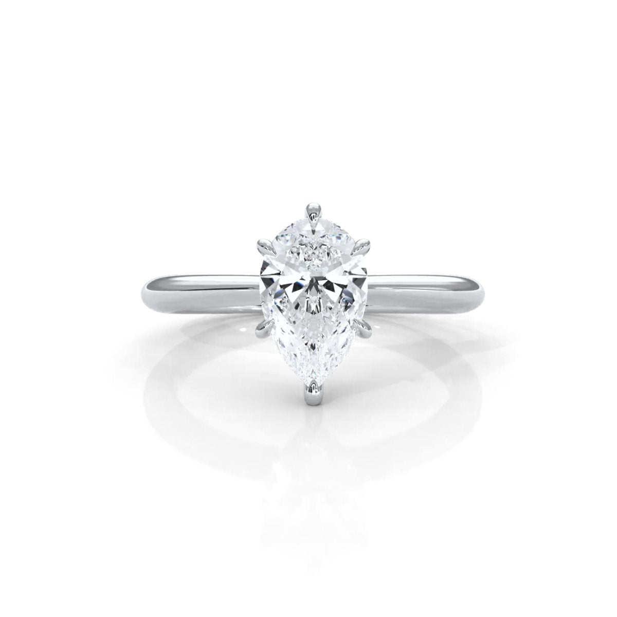 4.2g Six Prong Set 3mm Solitaire Lab Grown Diamond IGI Certified Engagement Ring 1.00 Ctw.