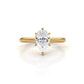 4.2g Six Prong Set 3mm Solitaire Lab Grown Diamond IGI Certified Engagement Ring 1.00 Ctw.