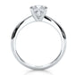 4.2g Six Prong Set 3mm Solitaire Lab Grown Diamond IGI Certified Engagement Ring 1.00 Ctw.