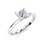 4.2g Six Prong Set 3mm Solitaire Lab Grown Diamond IGI Certified Engagement Ring 1.00 Ctw.