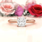 4.2g Six Prong Set 3mm Solitaire Lab Grown Diamond IGI Certified Engagement Ring 1.00 Ctw.