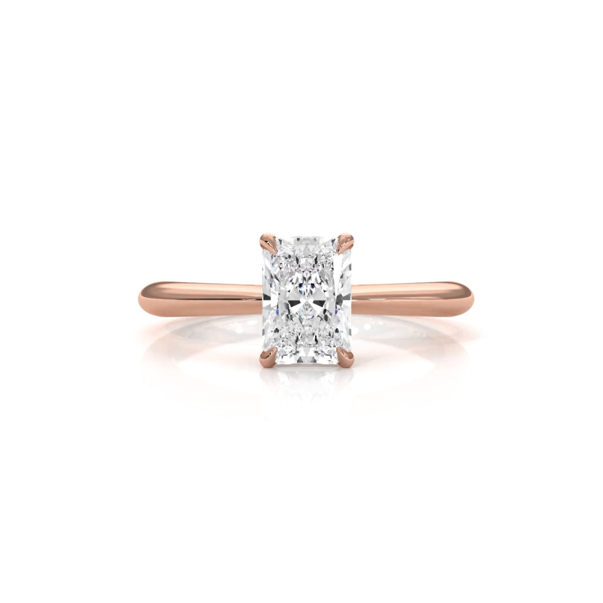 4.2g Six Prong Set 3mm Solitaire Lab Grown Diamond IGI Certified Engagement Ring 1.00 Ctw.