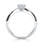 4.2g Six Prong Set 3mm Solitaire Lab Grown Diamond IGI Certified Engagement Ring 1.00 Ctw.