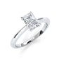 4.2g Six Prong Set 3mm Solitaire Lab Grown Diamond IGI Certified Engagement Ring 1.00 Ctw.