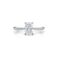 4.2g Six Prong Set 3mm Solitaire Lab Grown Diamond IGI Certified Engagement Ring 1.00 Ctw.