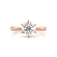 4.2g Six Prong Set 3mm Solitaire Lab Grown Diamond IGI Certified Engagement Ring 1.00 Ctw.