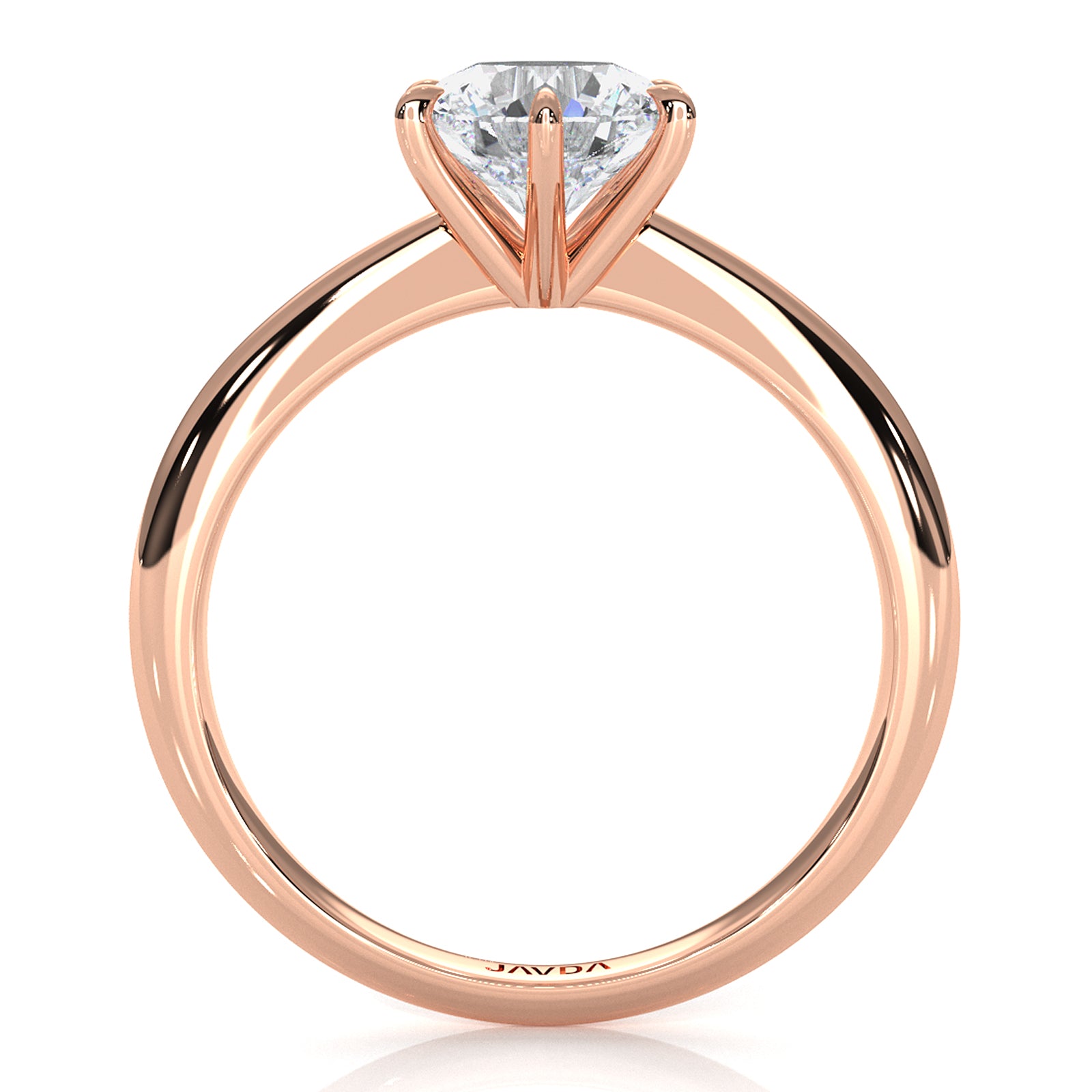 4.2g Six Prong Set 3mm Solitaire Lab Grown Diamond IGI Certified Engagement Ring 1.00 Ctw.