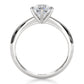 4.2g Six Prong Set 3mm Solitaire Lab Grown Diamond IGI Certified Engagement Ring 1.00 Ctw.