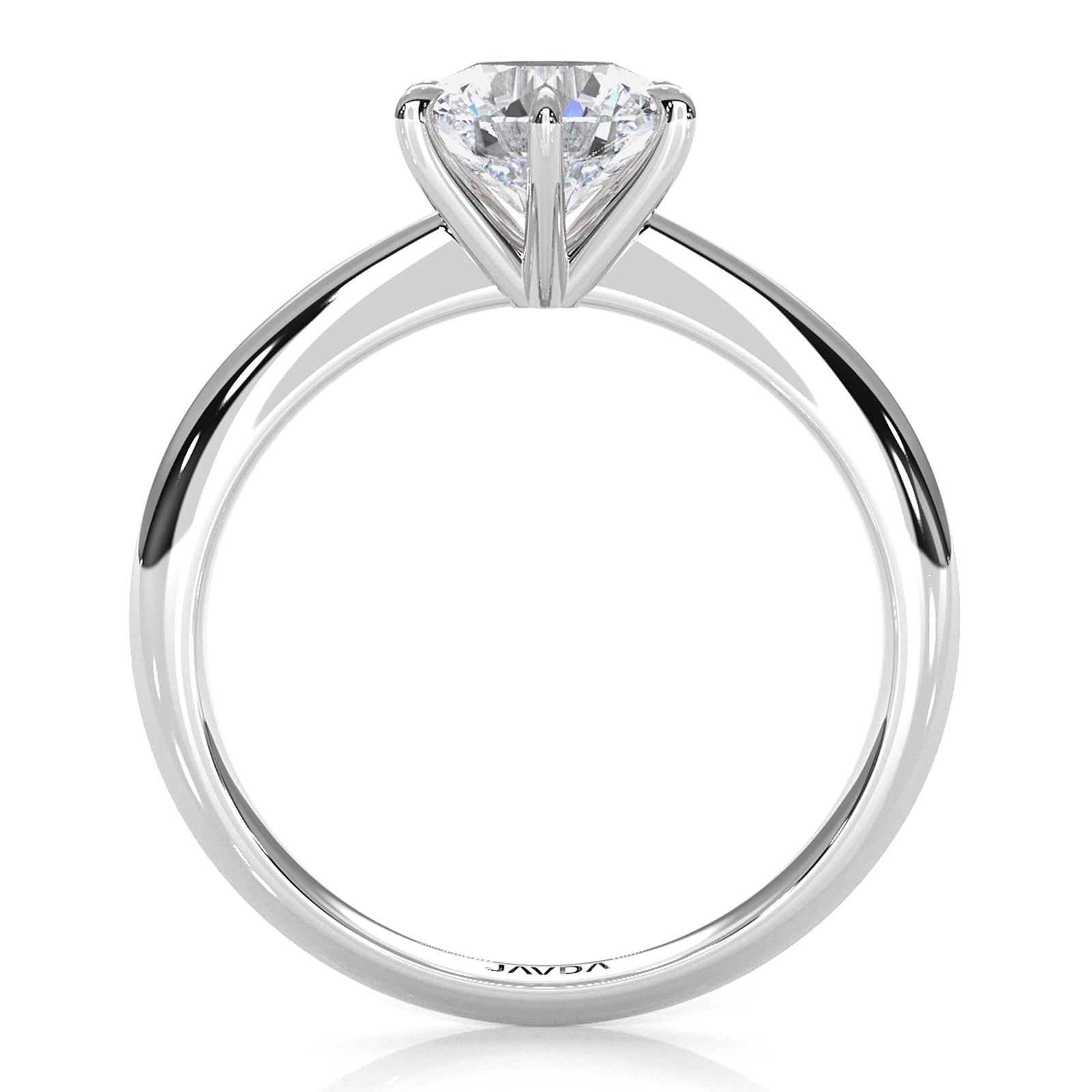 4.2g Six Prong Set 3mm Solitaire Lab Grown Diamond IGI Certified Engagement Ring 1.00 Ctw.