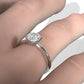 4.2g Six Prong Set 3mm Solitaire Lab Grown Diamond IGI Certified Engagement Ring 1.00 Ctw.