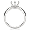 4.2g Six Prong Set Solitaire  Semi Mount Engagement Ring Setting 3mm