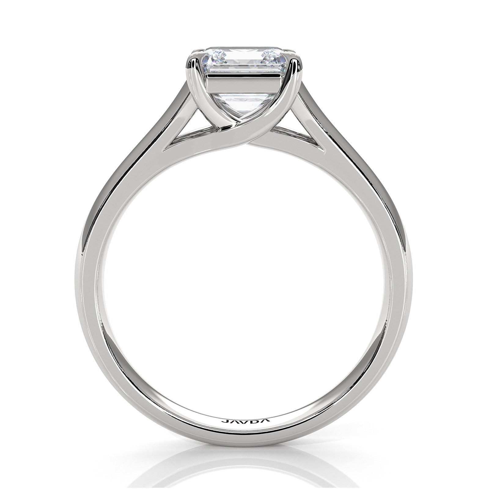 5g Trellis Solitaire Lab Grown Diamond IGI Certified Engagement 5.5mm Ring 1.00 Ctw.