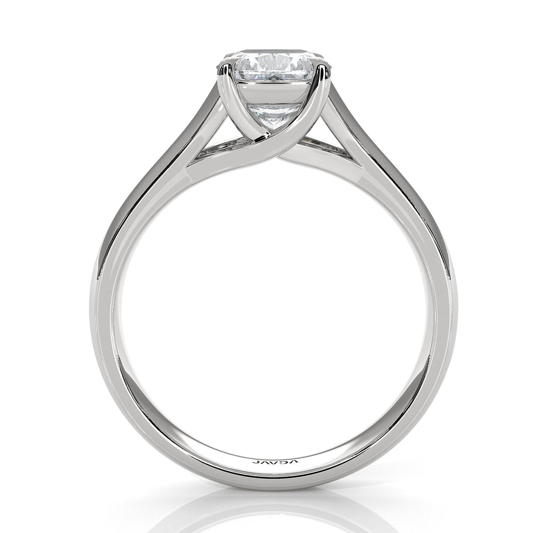 5g Trellis Solitaire Lab Grown Diamond IGI Certified Engagement 5.5mm Ring 1.00 Ctw.