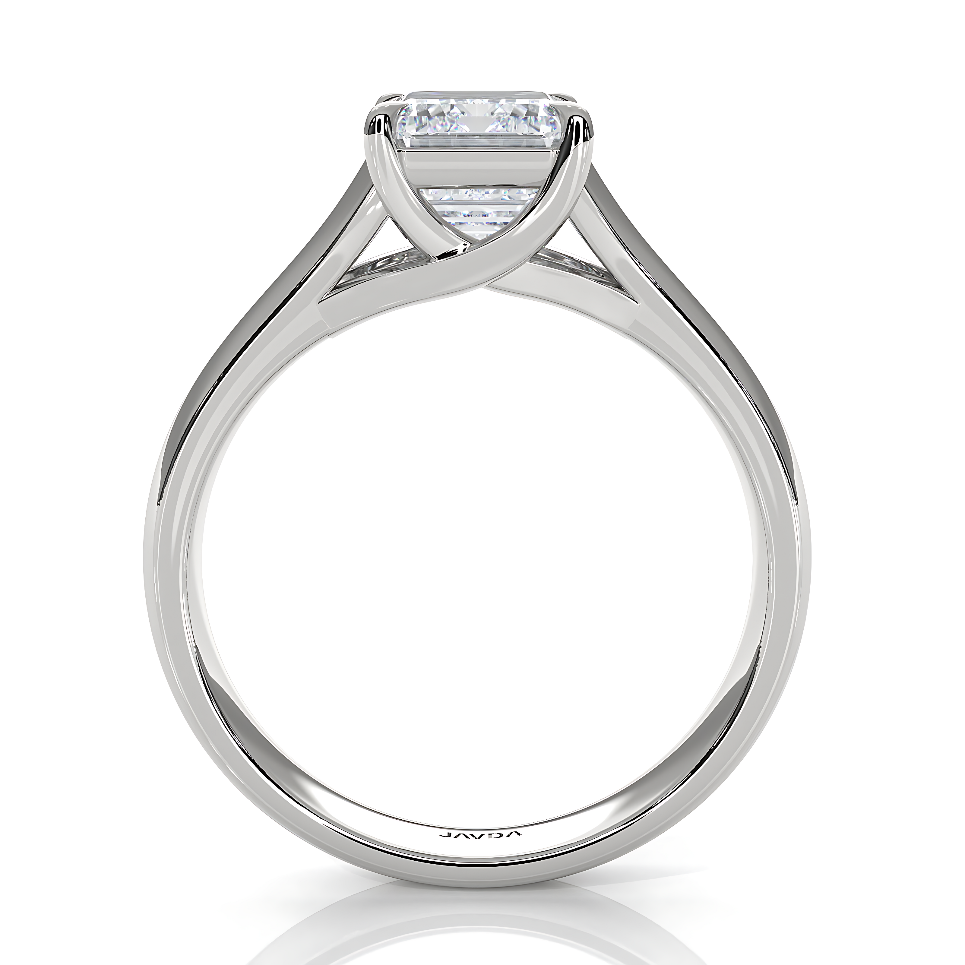 5g Trellis Solitaire Lab Grown Diamond IGI Certified Engagement 5.5mm Ring 1.00 Ctw.