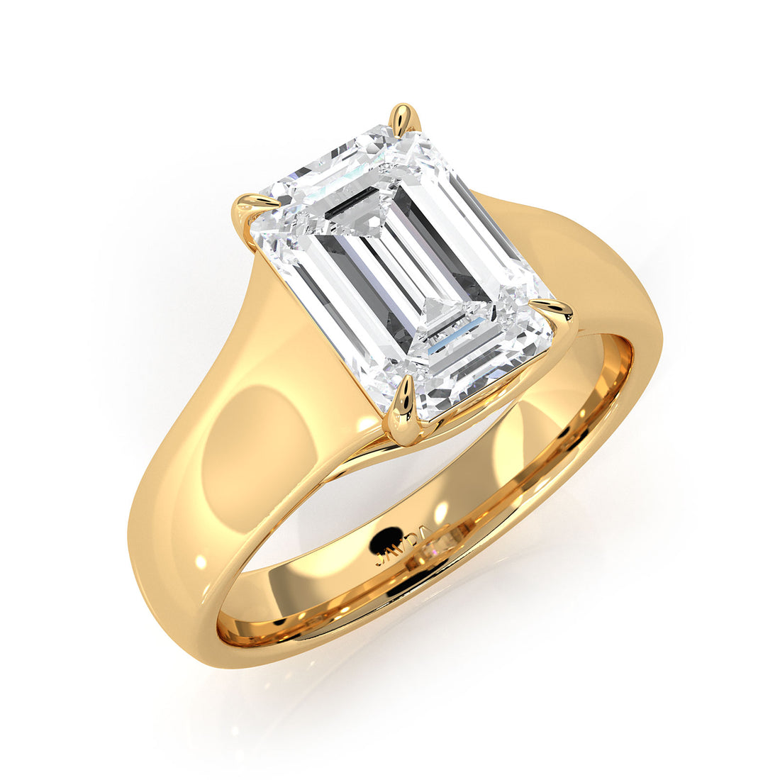 5g Trellis Solitaire Lab Grown Diamond IGI Certified Engagement 5.5mm Ring 1.00 Ctw.