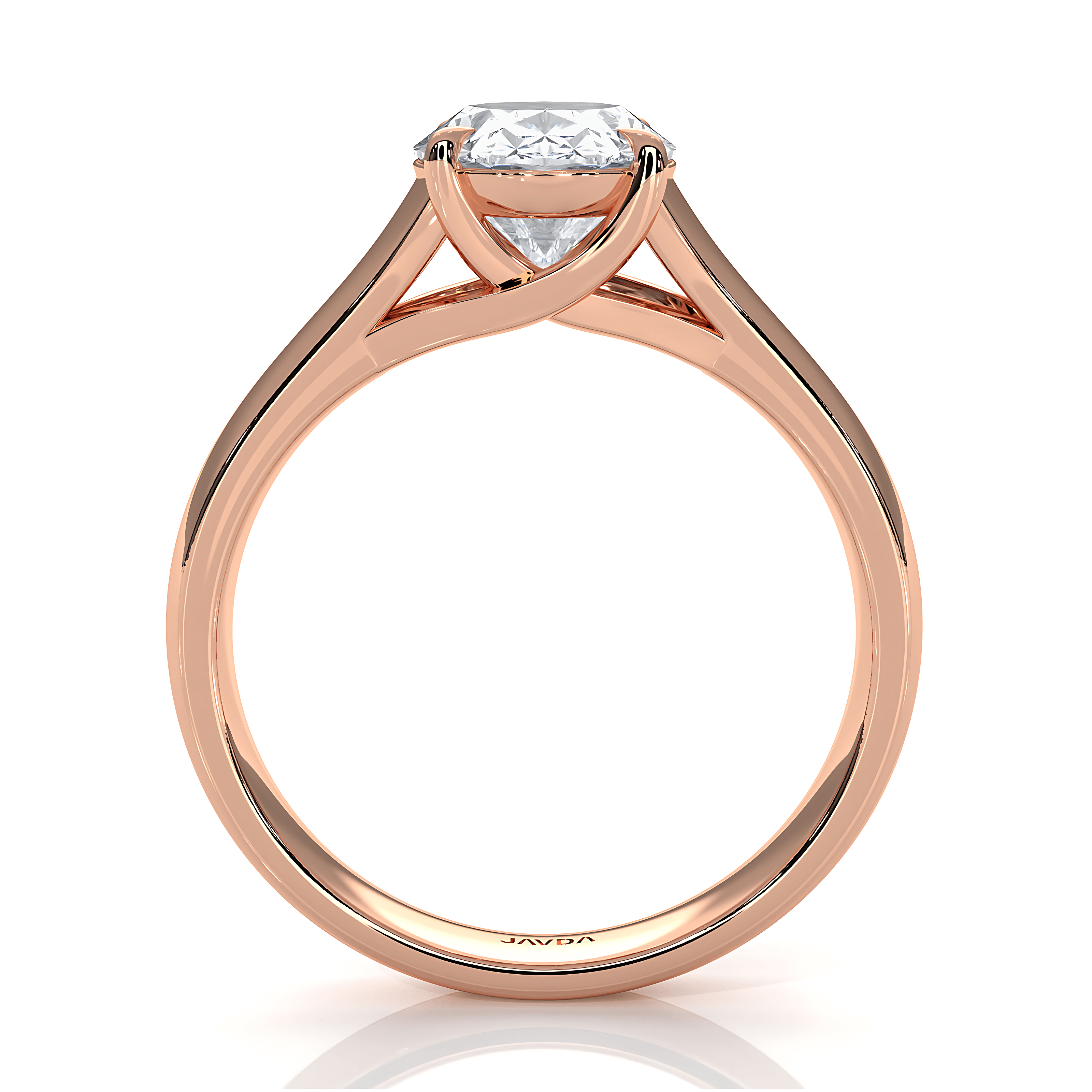 5g Trellis Solitaire Lab Grown Diamond IGI Certified Engagement 5.5mm Ring 1.00 Ctw.