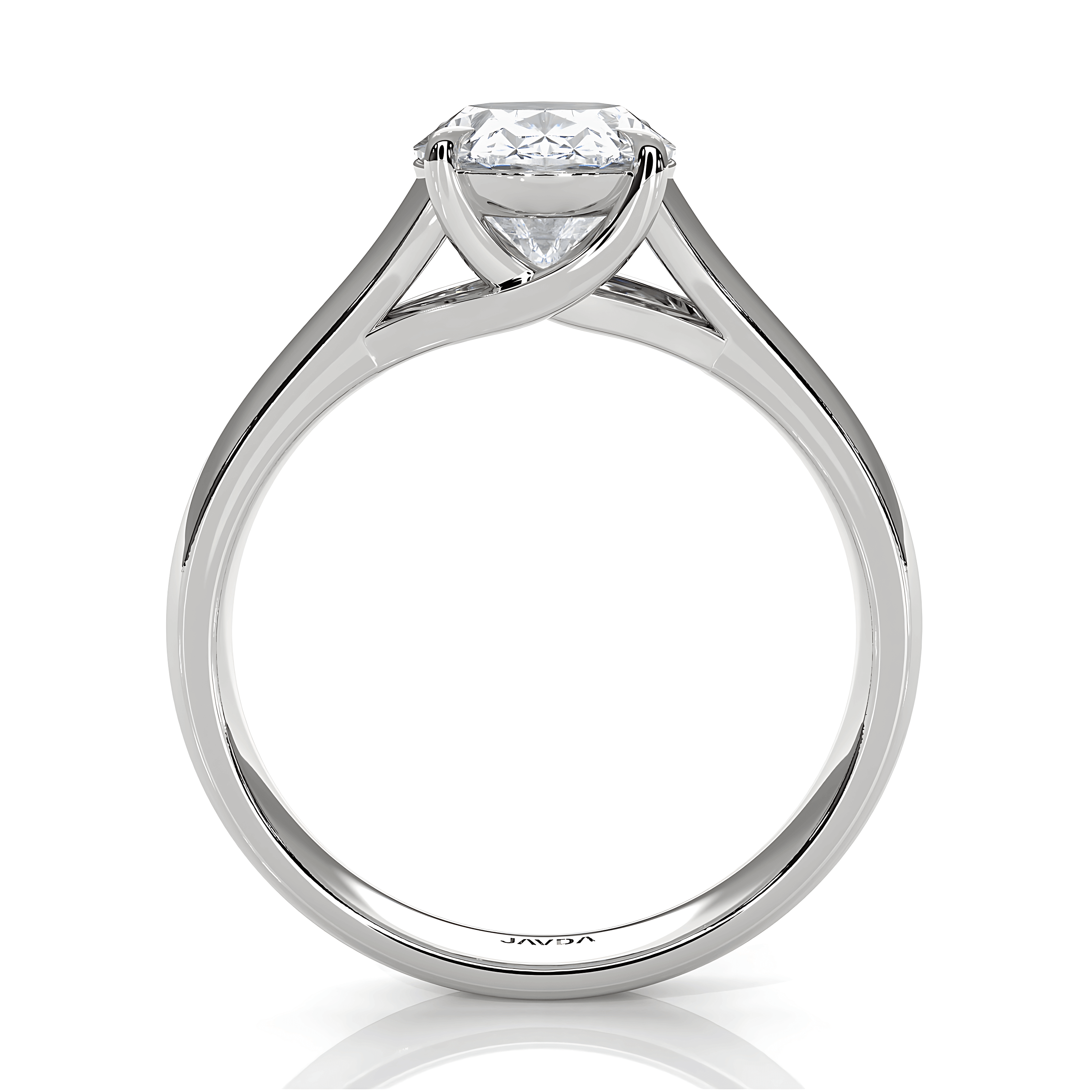 5g Trellis Solitaire Lab Grown Diamond IGI Certified Engagement 5.5mm Ring 1.00 Ctw.