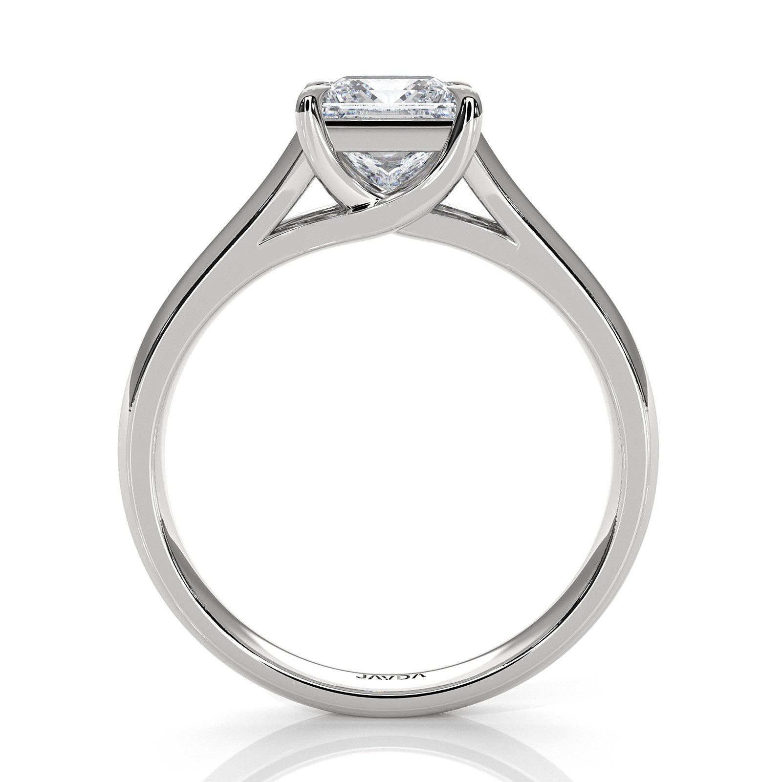 5g Trellis Solitaire Lab Grown Diamond IGI Certified Engagement 5.5mm Ring 1.00 Ctw.