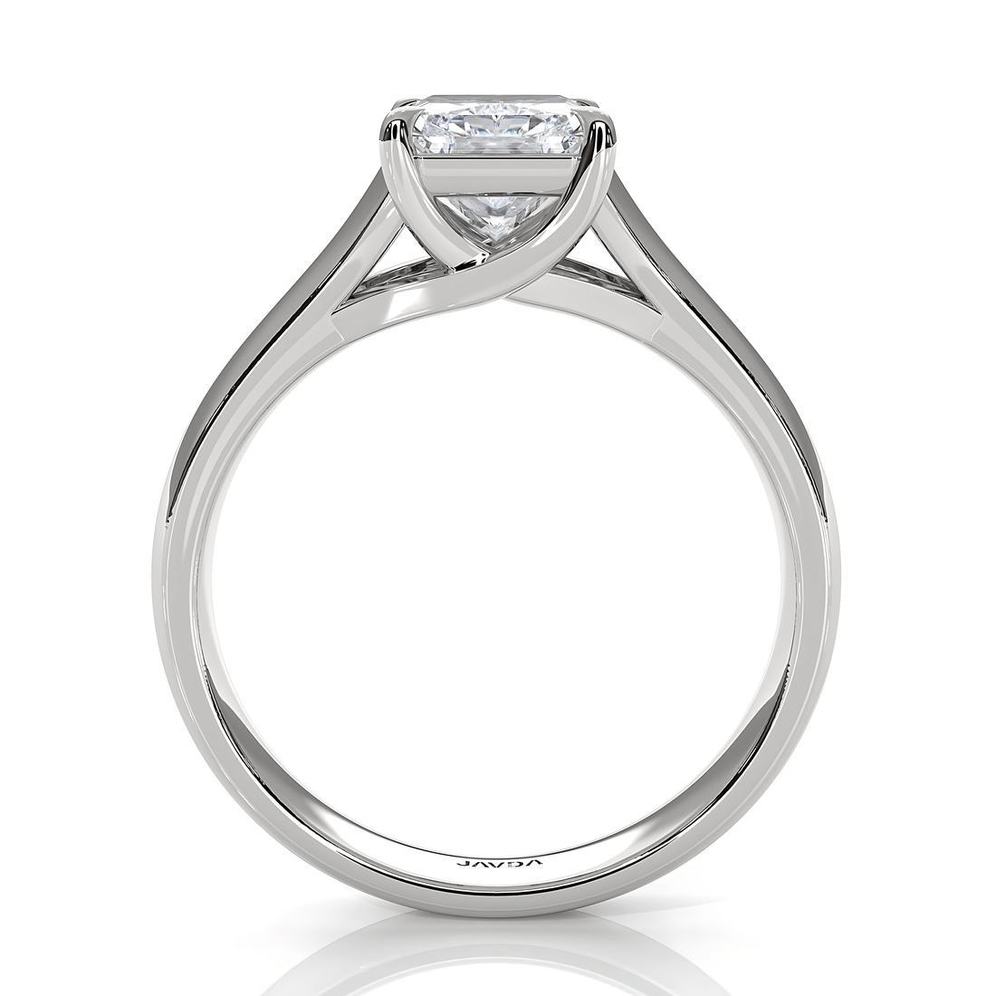 5g Trellis Solitaire Lab Grown Diamond IGI Certified Engagement 5.5mm Ring 1.00 Ctw.